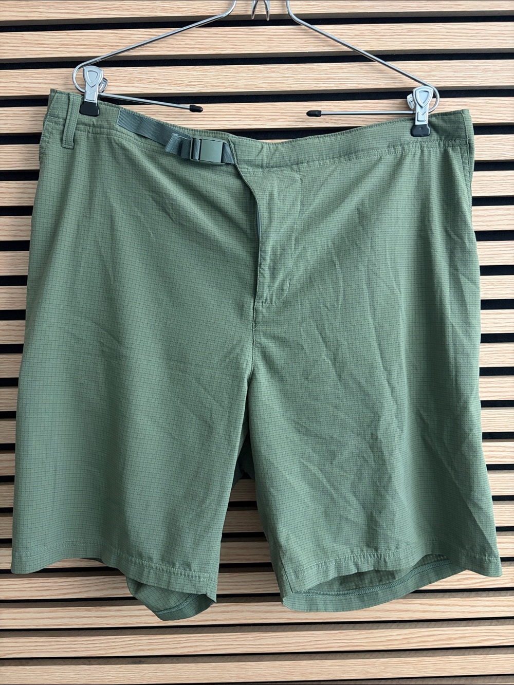 Adidas Men's Olive Green Casual Shorts